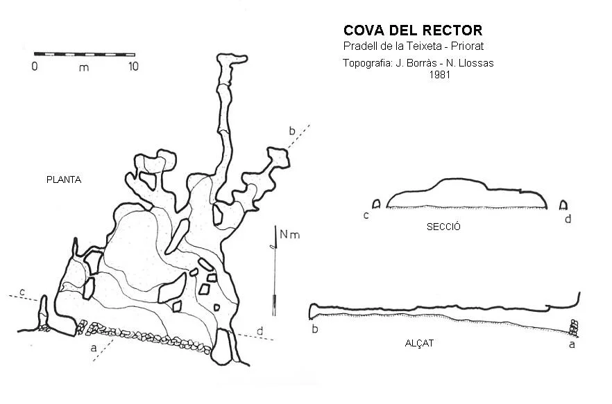 Topographie de RECTOR, COVA DEL
