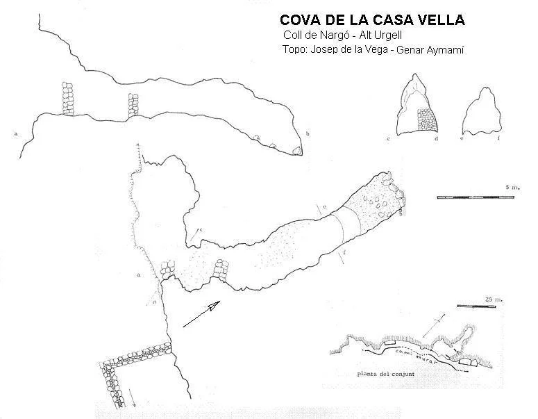 Topographie de CASA VELLA, COVA DE LA