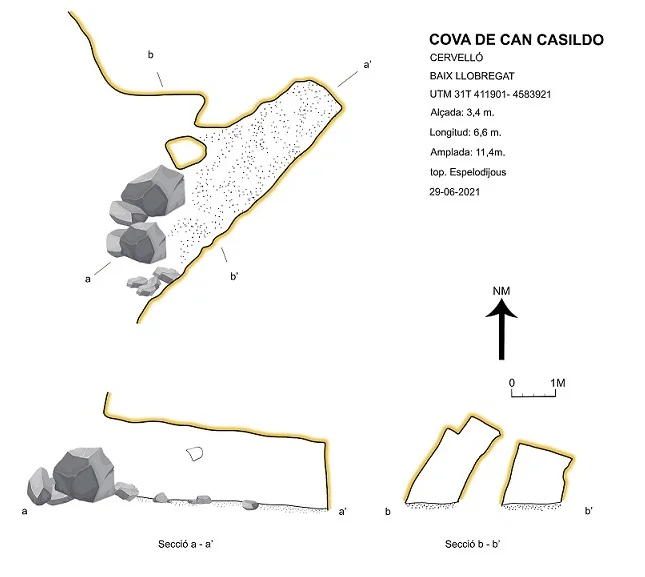 Topographie de CAN CASILDO, COVA DE