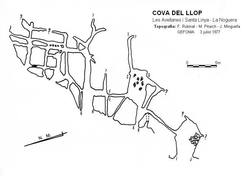 Topografia de LLOP, COVA DEL