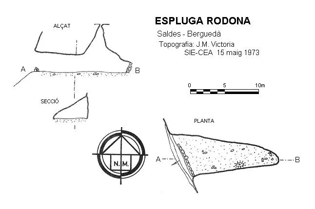 Topographie de RODONA, ESPLUGA