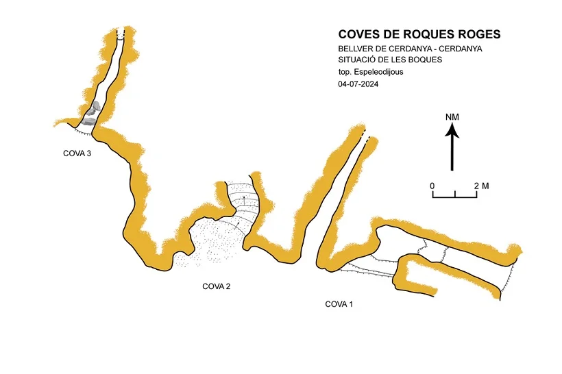Survey of ROQUES ROGES, COVA Nº1 DE