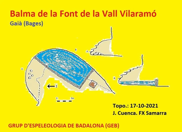 Survey of FONT DE LA VALL VILARAMÓ, BALMA DE LA
