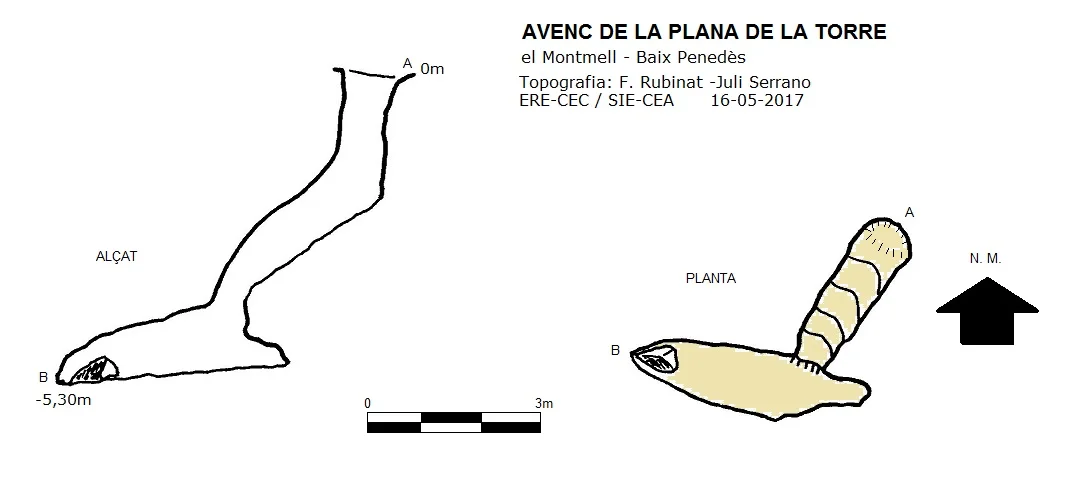 Topografía de PLANA DE LA TORRE, AVENC DE LA
