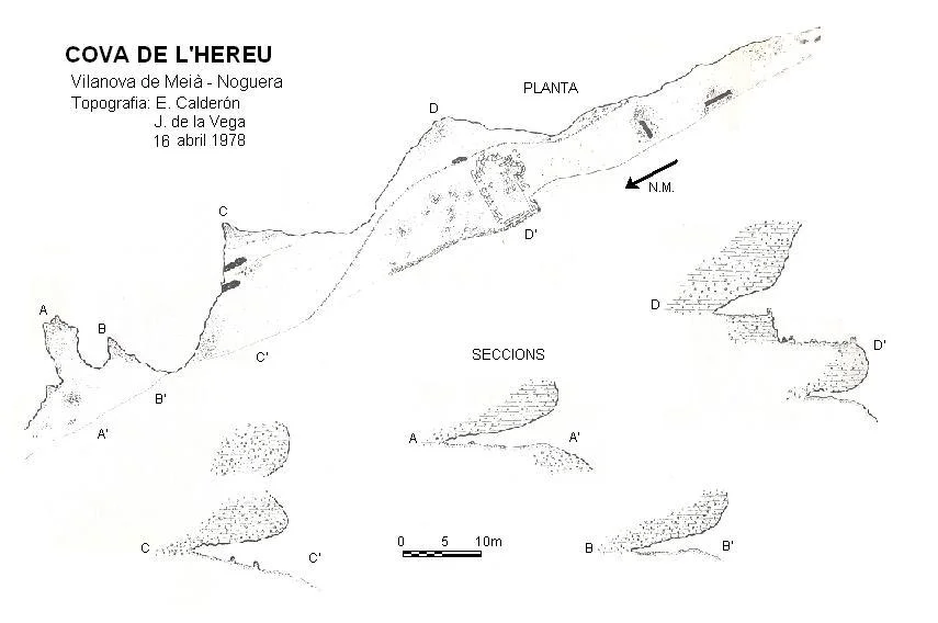 Survey of HEREU, COVA DE L'