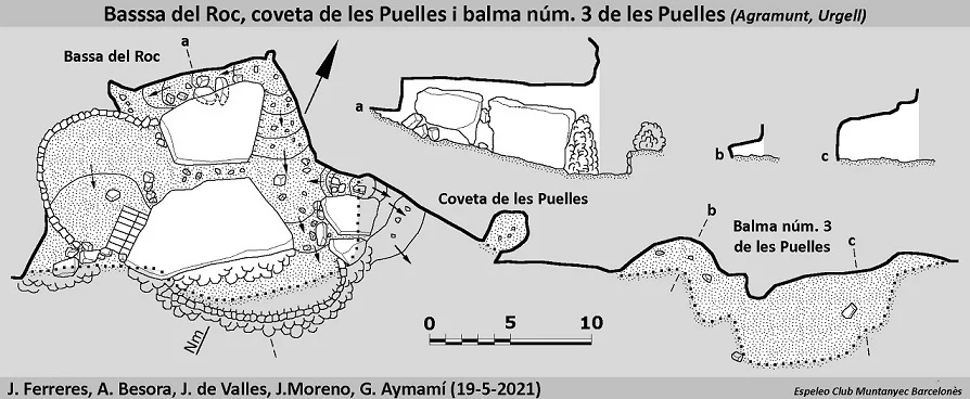 Topographie de PUELLES, BALMES DE LES