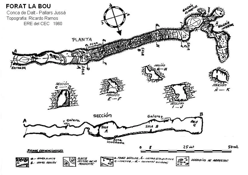 Topografia de BOU, FORAT LA