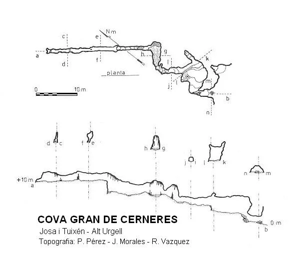 Topographie de CERNERES, COVA GRAN DE