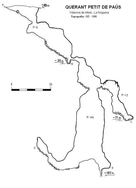 Topografia de PAÚS,  QUERANT PETIT DE