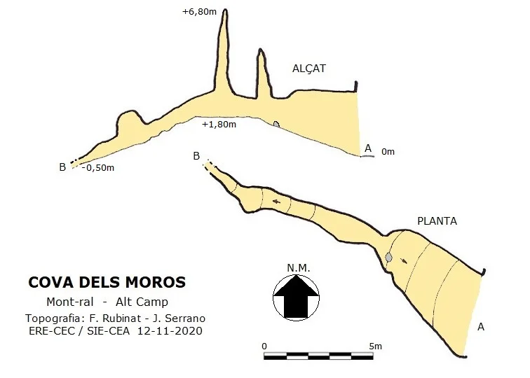 Topografia de MOROS, COVA DELS