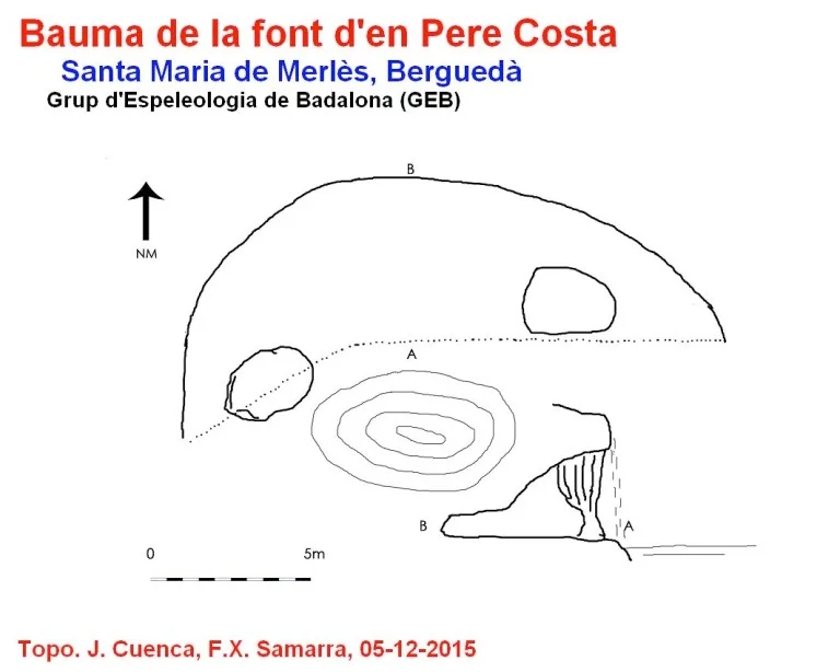 Topografia de FONT D'EN PERE COSTA, BALMA DE LA
