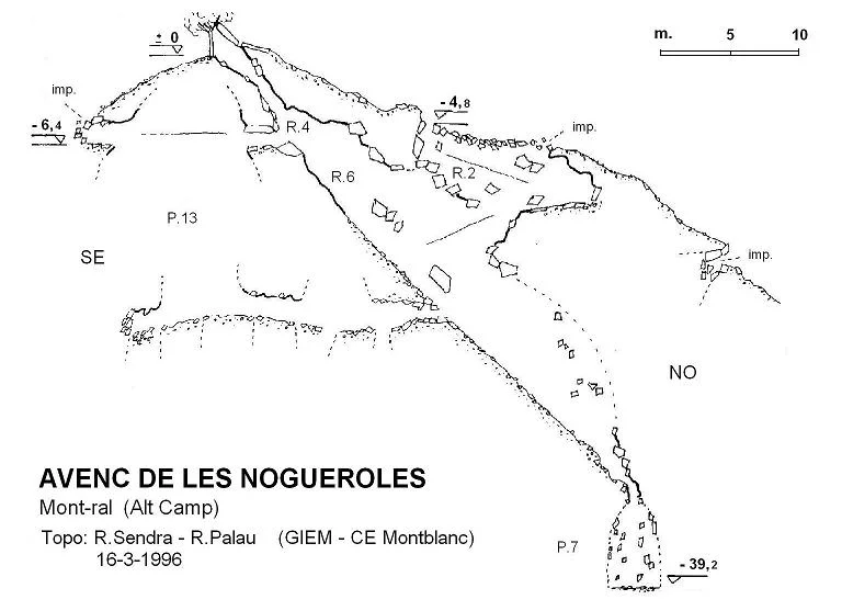 Survey of NOGUEROLES, AVENC DE LES