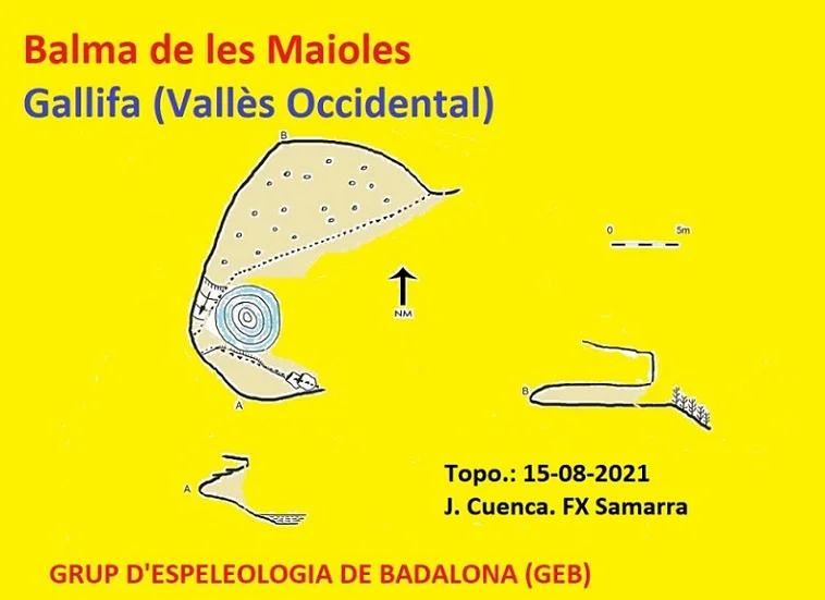 Topographie de MAIOLES, BALMA DE LES