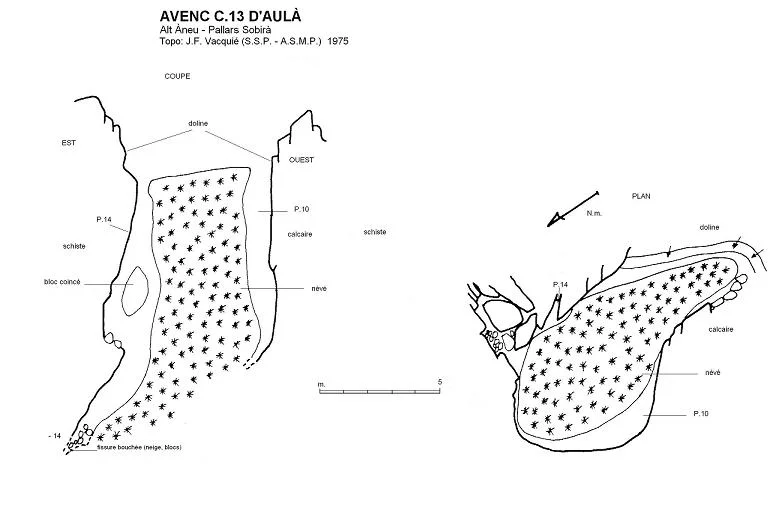 Topographie de AULÀ, AVENC C.13D'