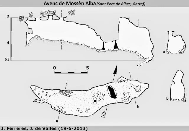 Topografía de MAS DE MOSSÈN ALBA, AVENC DEL