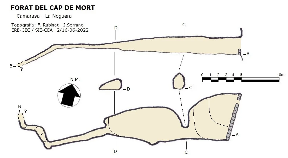 Topografía de CAP DE MORT, FORAT DEL
