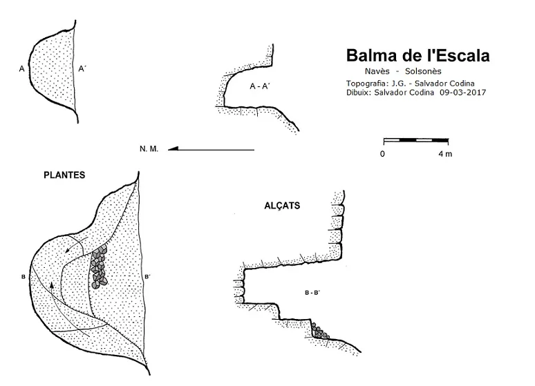 Topografia de ESCALA, BALMA DE L'