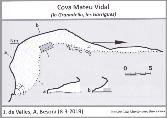 Topografia de MATEU VIDAL, COVA