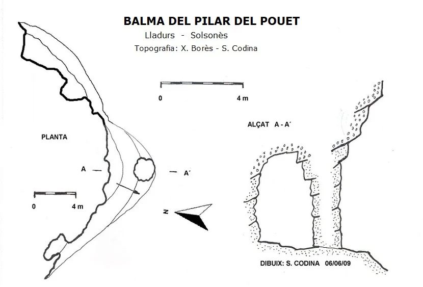 Topografia de PILAR DEL POUET, BALMA DEL