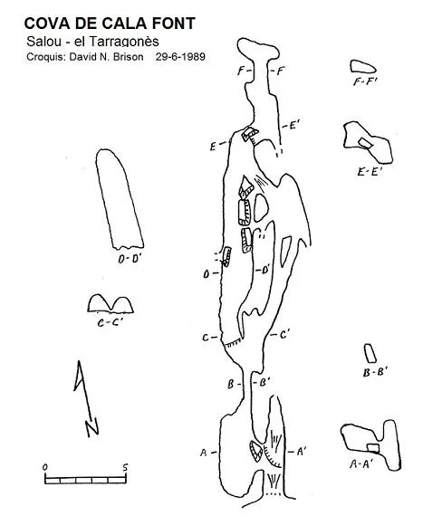 Topografia de CALA FONT, COVA DE