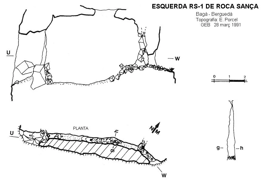 Topographie de ROCA SANÇA, ESQUERDA RS-1 DE