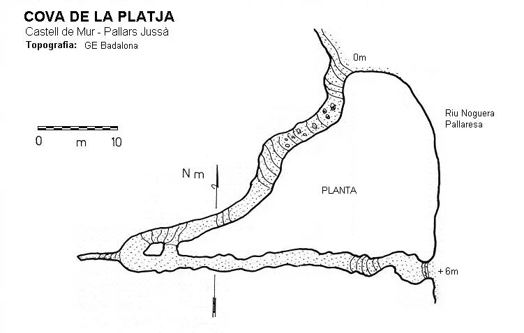 Topographie de PLATJA, COVA DE LA