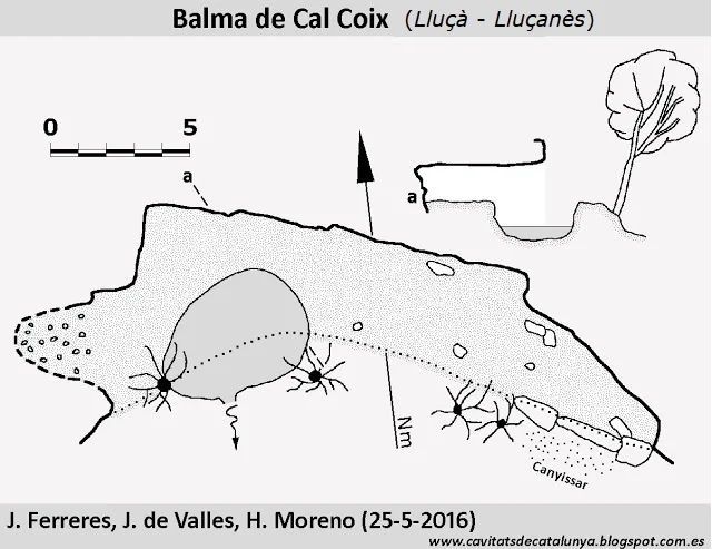 Topografia de CAL COIX, BALMA DE