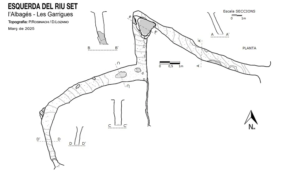 Topographie de RIU SET, ESQUERDA DEL