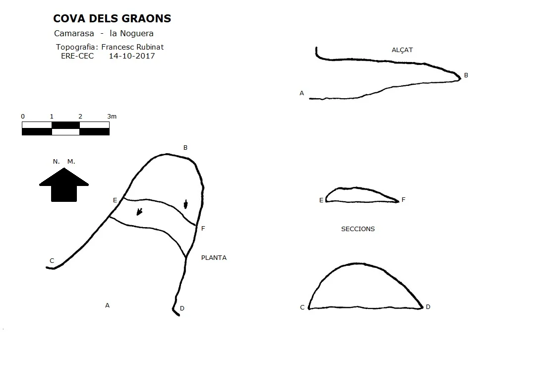 Topografia de GRAONS, COVA DELS