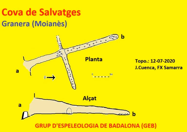 Topografia de SALVATGES, COVA DE