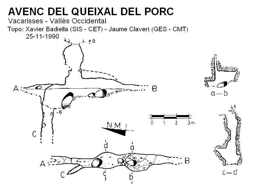 Topografia de QUEIXAL DEL PORC, AVENC DEL