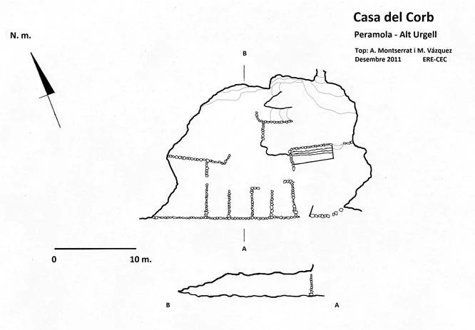 Topographie de CASA DEL CORB, LA