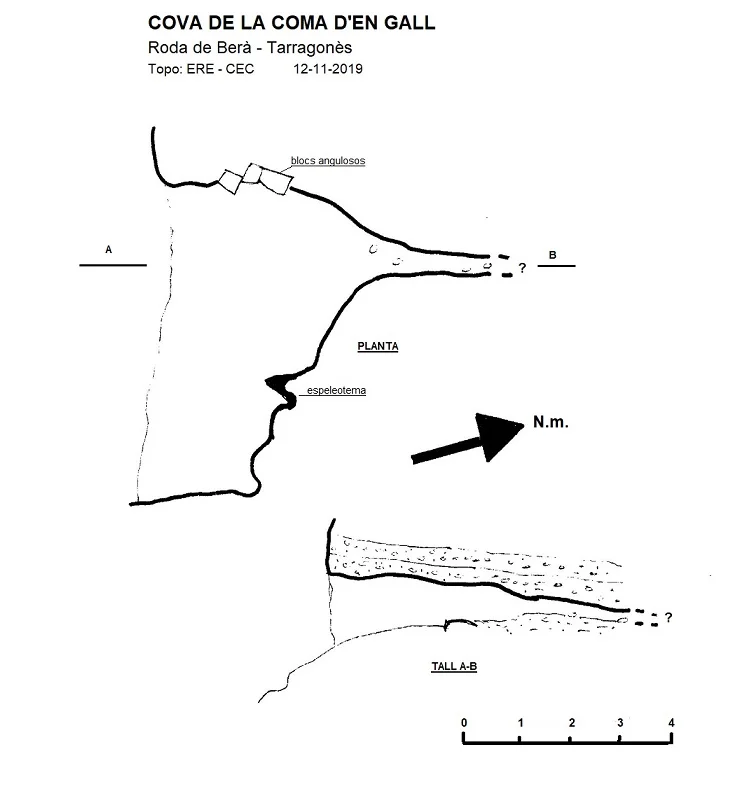 Topographie de COMA D'EN GALL, COVA DE LA