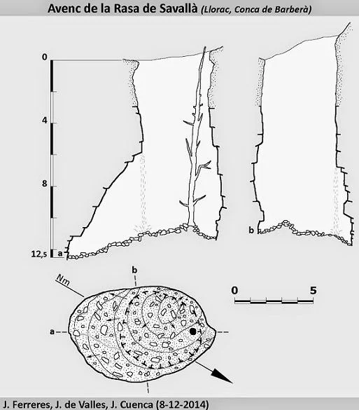 Topografia de RASA DE SAVALLÀ, AVENC DE LA