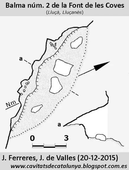 Survey of FONT DE LES COVES, BALMA Nº2 DE LA