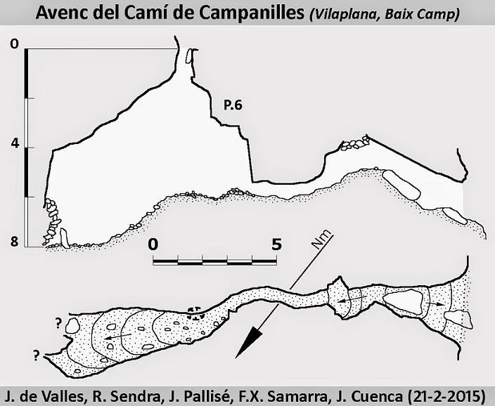 Survey of CAMÍ DE CAMPANILLES, AVENC DEL