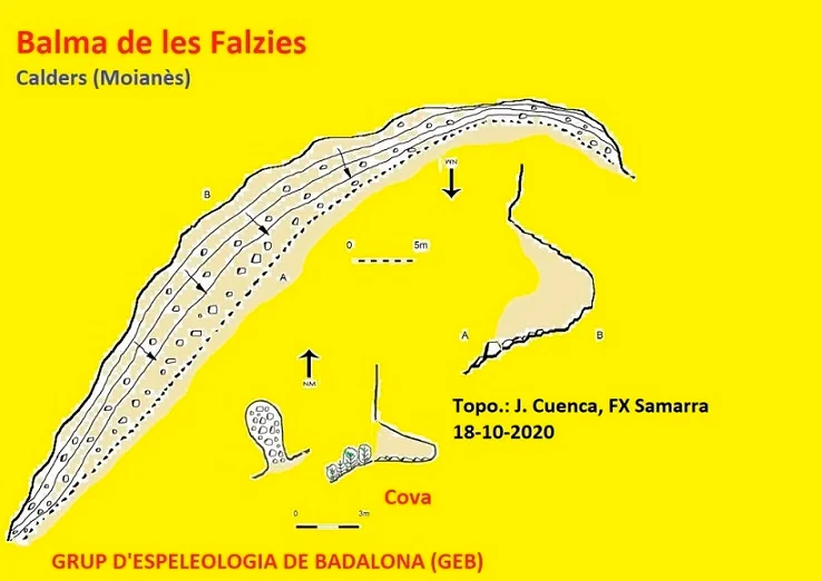 Topografia de FALZIES, BALMA I COVA DE LES