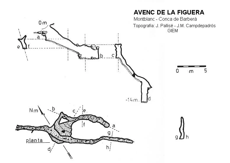 Topografia de FIGUERA, AVENC DE LA