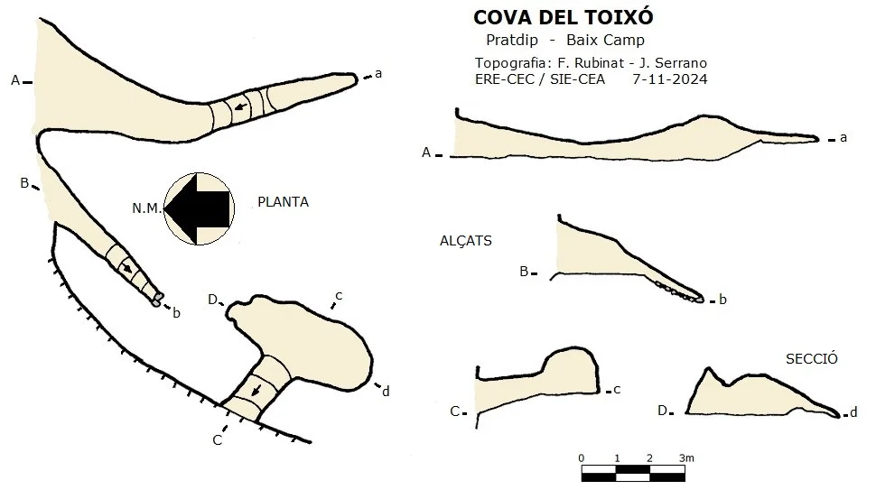 Topografía de TOIXÓ, COVA DEL