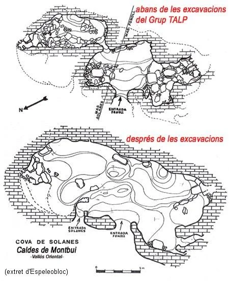 Topographie de SOLANES, COVA DE