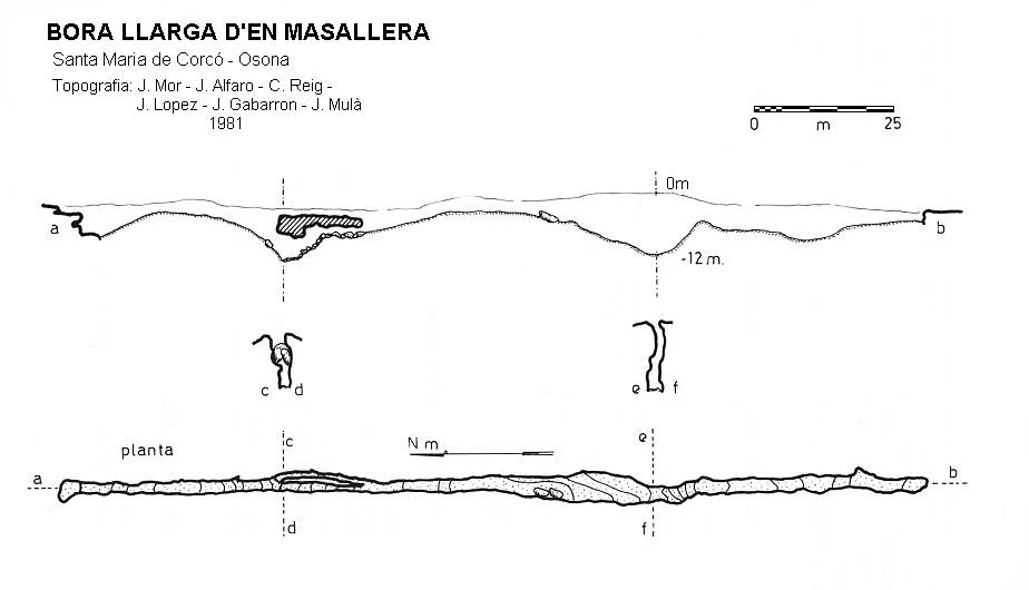 Topografia de MASALLERA, BORA LLARGA D'EN