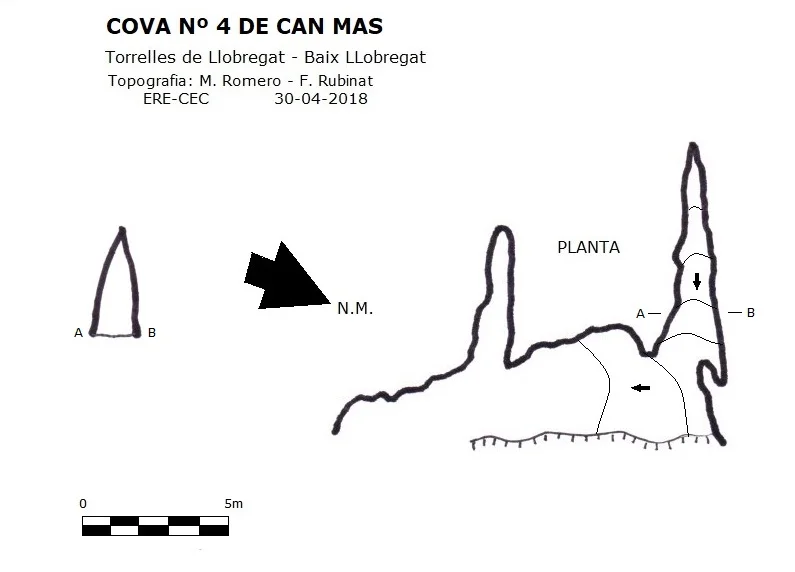 Topografía de CAN MAS, COVA Nº4 DE