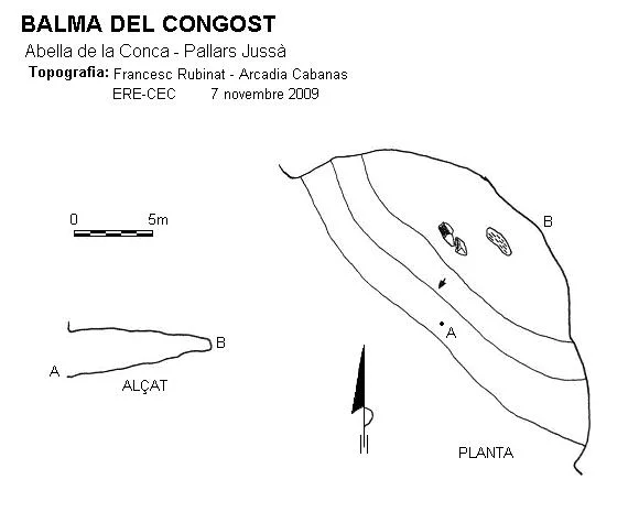 Topographie de CONGOST, BALMA DEL