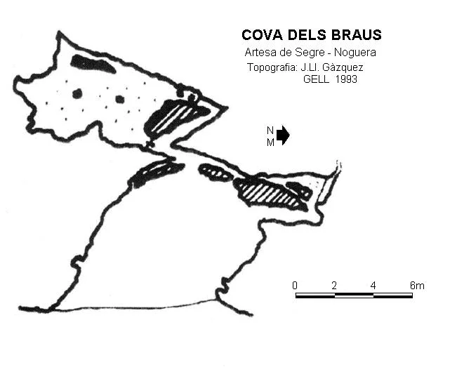 Topografía de BRAUS, COVA DELS