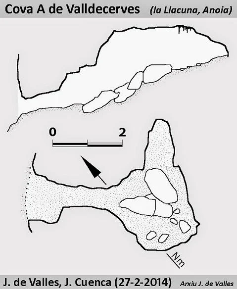 Topographie de VALLDECERVES, COVA A DE