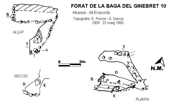 Topografia de BAGA DEL GINEBRET 10, FORAT DE LA