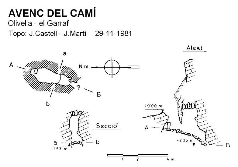 Topographie de CAMÍ, AVENC DEL