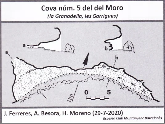 Topografia de MORO, COVA Nº5 DEL