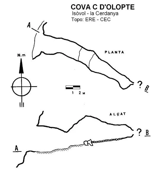 Topografia de OLOPTE, COVA C D'