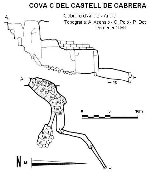 Survey of CASTELL DE CABRERA, ESQUERDA C DEL